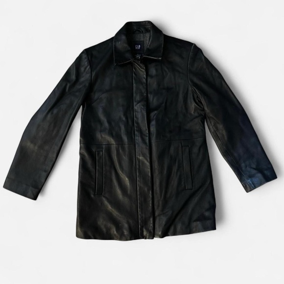 GAP Jackets & Blazers - 90s Gap Leather Jacket
